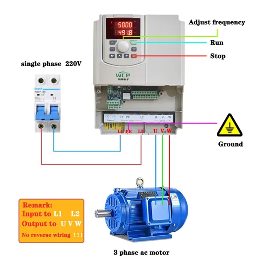 single phase to three phase variable frequency drive industrial automation equipment