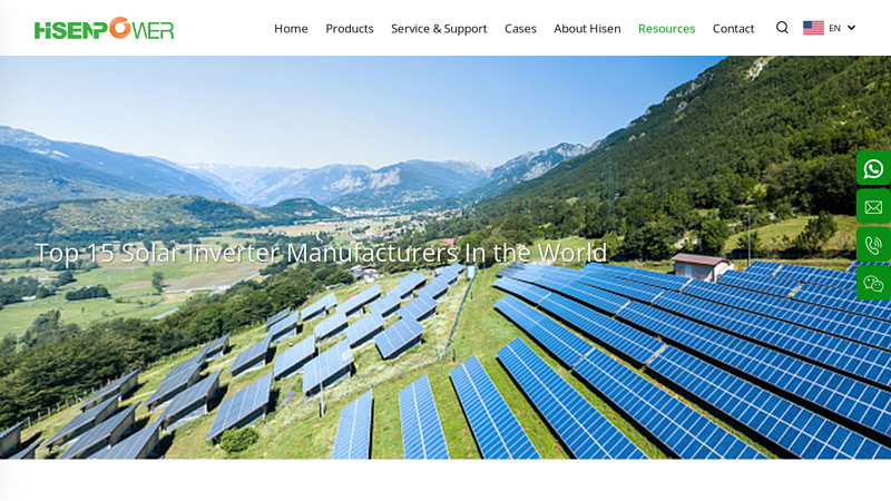 Solar Inverter Manufacturers In the World solar pump inverter manufacturer