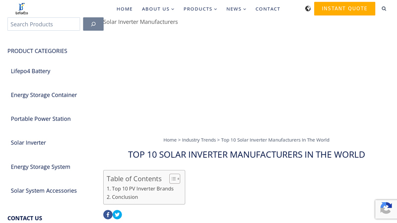 Solar Inverter Manufacturers In The World solar hybrid inverter market