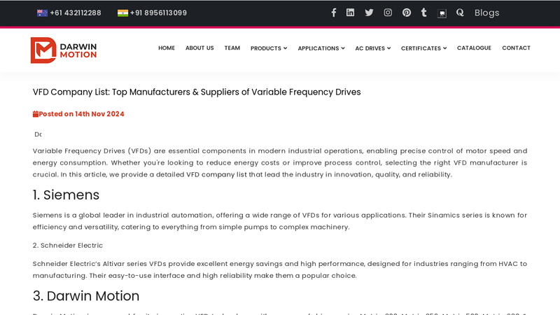 Top Manufacturers & Suppliers of Variable Frequency Drives variable frequency drive for sale