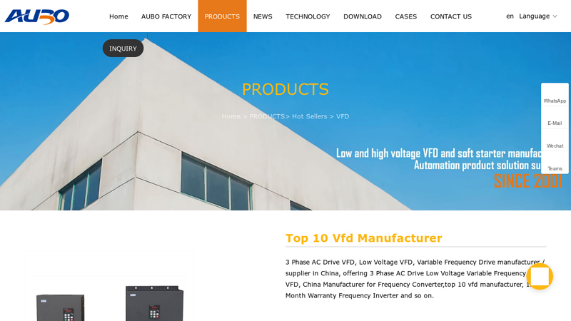 vfd manufacturer variable frequency drive brands